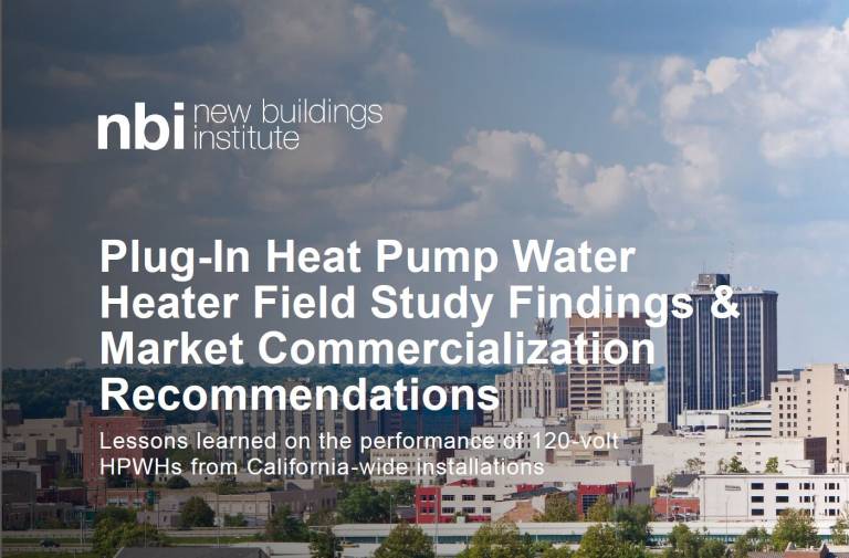 Plug-In Heat Pump Water Heater Field Study Findings & Market Commercialization Recommendations